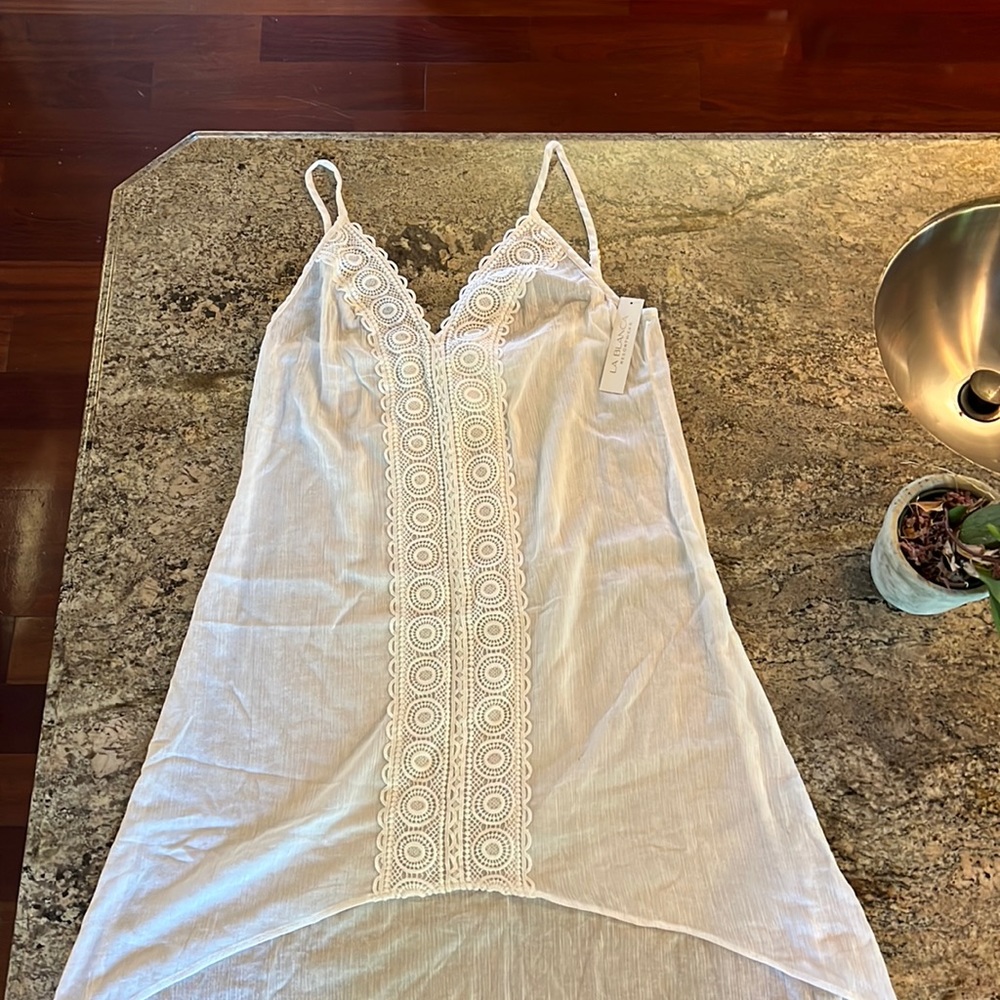 Beautiful white coverup by LaBlanca resort wear